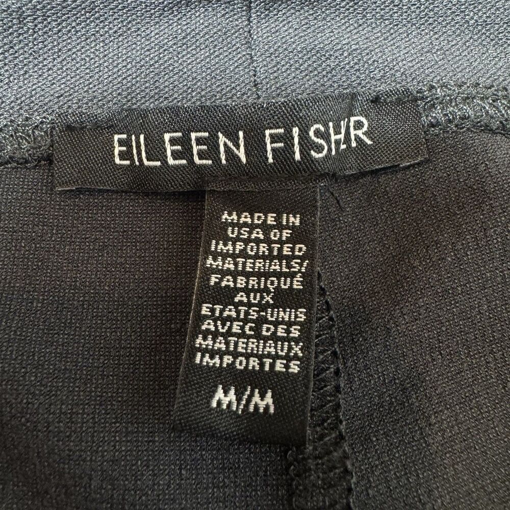 Eileen Fisher Washable Flex Ponte Slim Ankle Crepe Pants Size M Gray Career Work - Picture 4 of 5